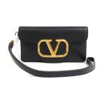  Valentino galava-niValentino Garavani смартфон кейс смартфон сумка V Logo кожа черный 