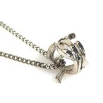 サンローラン SAINT LAURENT ネックレス メタル シルバー