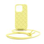  Bottega Veneta BOTTEGAVENETA смартфон кейс iPhone15Pro кейс силикон желтый 