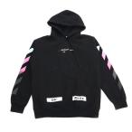 オフホワイト OFF-WHITE パーカー コットン ブラック