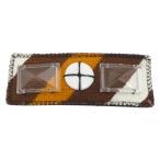 ミュウミュウ MIUMIU ブローチ レザー