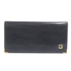 ダンヒル Dunhill 二つ折り長財布 レ�