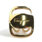  Salvatore Ferragamo Salvatore Ferragamo шарф кольцо vala metal Gold 