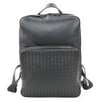 ボッテガヴェネタ BOTTEGAVENETA リュック イントレチャート レザー ブラック