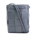 ボッテガヴェネタ BOTTEGAVENETA ショルダーバッグ スモール カセット レザー グレー