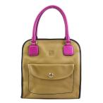 ショッピングロエベ ロエベ LOEWE ハンドバッグ アナグラム レザー ブラウン/マゼンタ