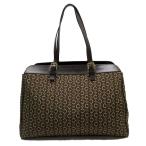 セリーヌ CELINE ショルダーバッグ Cマカダム キャンバス/レザー ブラウン