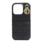  Christian Dior Christian Dior смартфон кейс iPhone13 Pro кейс reti Dior кожа черный 
