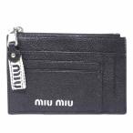 ミュウミュウ MIUMIU コインケース レザー ブラック