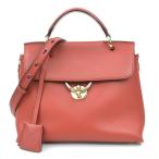 サルヴァトーレフェラガモ Salvatore Ferragamo ハンドバッグ ショルダーバッグ ガンチーニ レザー レッド×アイボリー