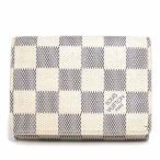 ショッピングヴィトン ルイ ヴィトン LOUIS VUITTON カードケース 名刺入れ ダミエ アズール アンヴェロップ・カルトドゥヴィジット ダミエアズールキャンバス アイボリー