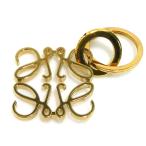 ショッピングロエベ ロエベ LOEWE チャーム キーリング アナグラム メタル ゴールド