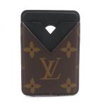 ルイ ヴィトン LOUIS VUITTON パスケース カードケース モノグラム マカサー ポルト カルト マグネット モノグラムキャンバス ブラウン×ブラック