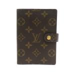  Louis Vuitton LOUIS VUITTON обложка для записной книжки Agenda PM монограмма парусина Brown 