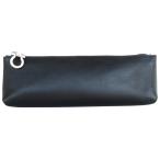  Salvatore Ferragamo Salvatore Ferragamo пенал gun chi-ni кожа черный 