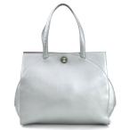 ブルガリ BVLGARI ハンドバッグ レザー シルバー