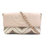 トリーバーチ Tory Burch ショルダーバッグ レザー ピンクベージュ系