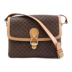 セリーヌ CELINE ショルダーバッグ マカダム PVCコーティングキャンバス ブラウン