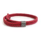 ボッテガヴェネタ BOTTEGAVENETA ブレスレット レザー レッド
