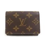  Louis Vuitton LOUIS VUITTON футляр для карточек футляр для визитных карточек Anne veropkarutodu vi jito монограмма парусина Brown 