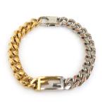  Fendi FENDI браслет metal Gold × серебряный 