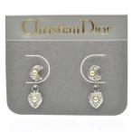 クリスチャンディオール Christian Dior ピアス 金属素材ｘフェイクパール シルバーｘパールホワイト 定番人気
