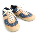  Louis Vuitton LOUIS VUITTON спортивные туфли монограмма Denim оттенок голубого 