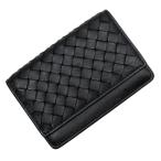  Bottega Veneta BOTTEGAVENETA футляр для карточек футляр для визитных карточек сетка кожа черный 