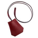  Hermes HERMES ремешок на шею cloche to кольцо для ключей кожа бордо 