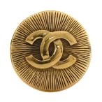 シャネル CHANEL ブローチ ココマーク メタル ゴールド
