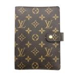  Louis Vuitton LOUIS VUITTON обложка для записной книжки монограмма Agenda MM монограмма парусина Brown 