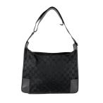 グッチ GUCCI ショルダーバッグ GGキャンバス/レザー ブラック