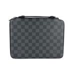  Louis Vuitton LOUIS VUITTON iPad кейс Damier gla Fit iPad Esse n автомобиль ru Damier gla Fit парусина черный 