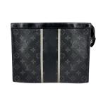  Louis Vuitton LOUIS VUITTON клатч Louis Vuitton x Fragment монограмма ekp белка небольшая сумочка Voyage MM PVC черный / серый 