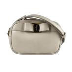 サルヴァトーレフェラガモ Salvatore Ferragamo 斜め掛けショルダーバッグ ヴァラリボン レザー ライトピンクベージュ