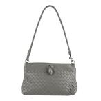 ボッテガヴェネタ BOTTEGAVENETA ハンドバッグ イントレチャート レザー グレー