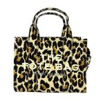 マークジェイコブス MARC JACOBS ハンドバッグ ショルダーバッグ キャンバス ベージュ×ブラック