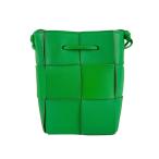 ショッピングヴェネタ ボッテガヴェネタ BOTTEGAVENETA ショルダーバッグ スモール カセット レザー グリーン