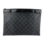 ショッピングヴィトン ルイ ヴィトン LOUIS VUITTON クラッチバッグ モノグラムエクリプス ポシェット ディスカバリー  PVC ブラック/グレー
