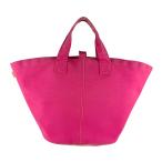 エルメス HERMES ハンドバッグ トートバッグ パニエド プラージュMM コットン ピンク