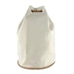 エルメス HERMES ショルダーバッグ ポロションミミルPM キャンバス アイボリー×ブラウン