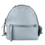 フェンディ FENDI リュック レザー ライトグレー