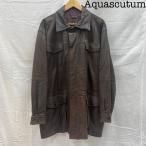  Aquascutum 1032 8321-2891 BRW Brown кожа Country пальто cupra овечья кожа одноцветный 40 50140219 50140219