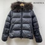 デュベティカ ダウン ジャケット ジップアップ ブルゾン 防寒 フーディ― ファー付き ラメ 38 50146163 50146163