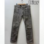 ショッピングディオール ディオールオム JAKE ジェイク ストレッチ スリム テーパード スキニー パンツ ムラ染め 133D007TX025 32インチ 50149378 50149378