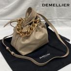 ショッピング古着 古着 DEMELLIER デメリエー SANTA MONICA WITH CHAIN TAUPE レザー 巾着 チェーン FREE 50149726 50149726