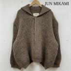 ショッピングused ジュンミカミ セーラーカラー ハンド ニット プルオーバー - 50150091 50150091