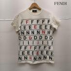 フェンディ FF ロゴ Tシャツ カットソー 半袖 プリント 40 50150477 50150477