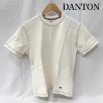 ダントン ステッチデザインTシャツ cotton100% ワンポイントロゴ アイボリー - 50151070 50151070