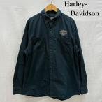 ハーレーダビッドソン ワンポイント ロゴ ワッペン ワークシャツ L 50151603 50151603
